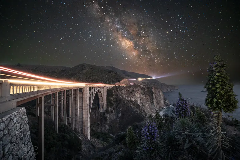 Stars Over Bixby Creek Bridge