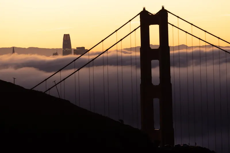 Golden Gate Above the Fog